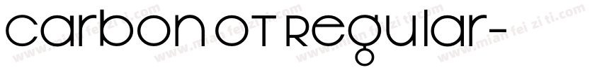 Carbon OT Regular字体转换